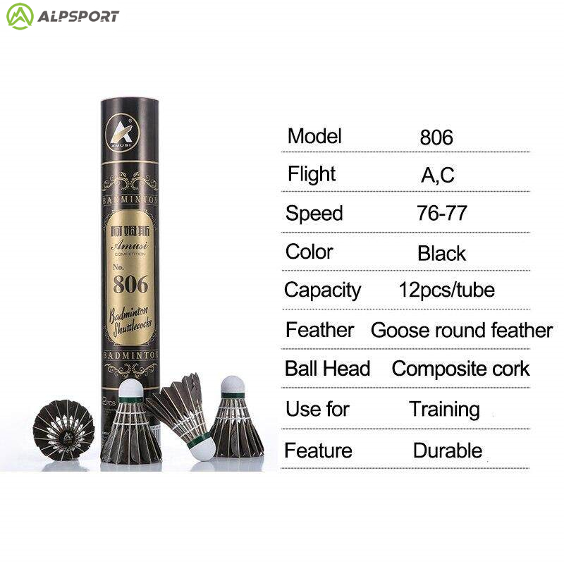 ALP 806 Badminton Shuttlecocks - огляд і ціна Feather Shuttlecock
