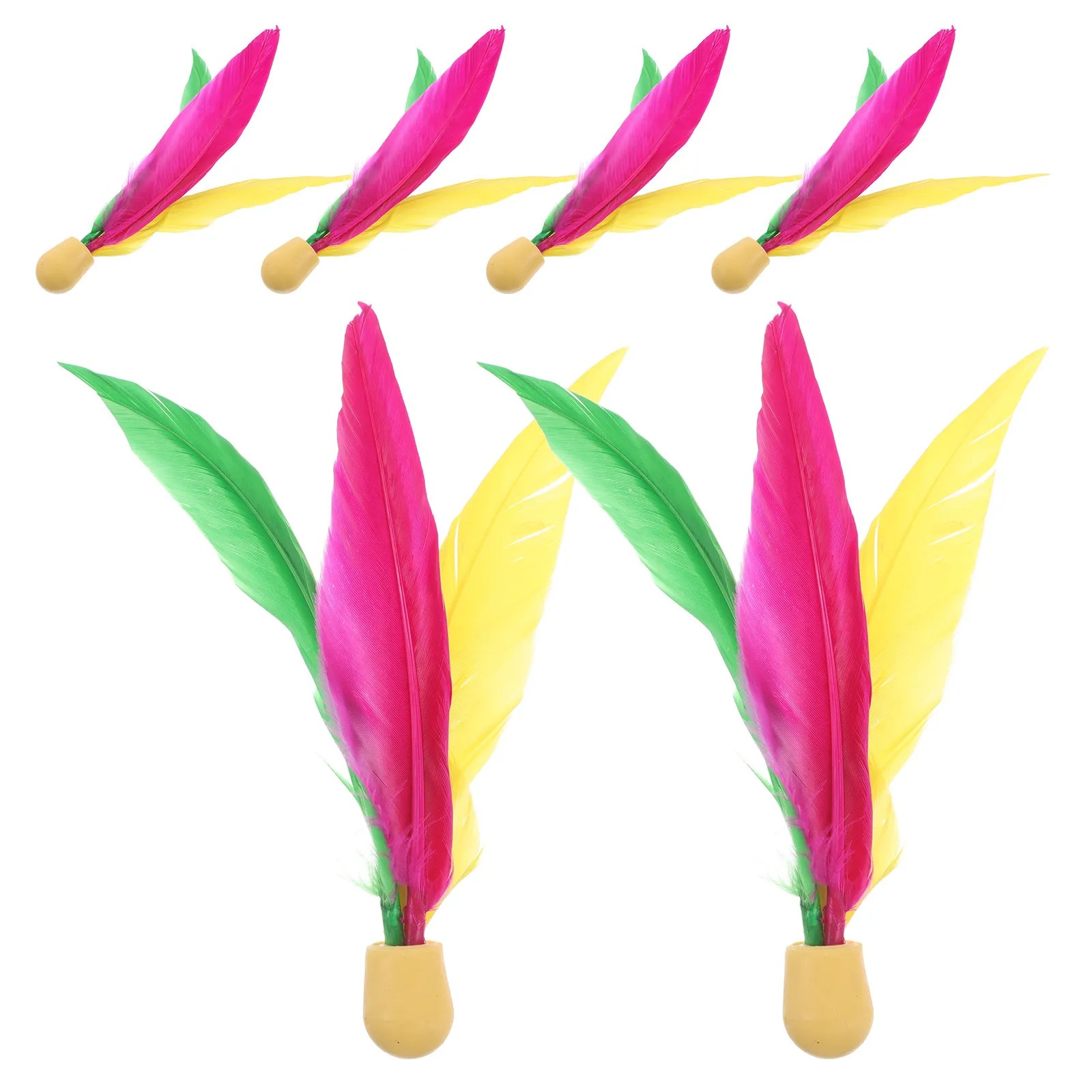 10Pcs Outdoor Badminton Balls  - огляд і ціна Feather Shuttlecock