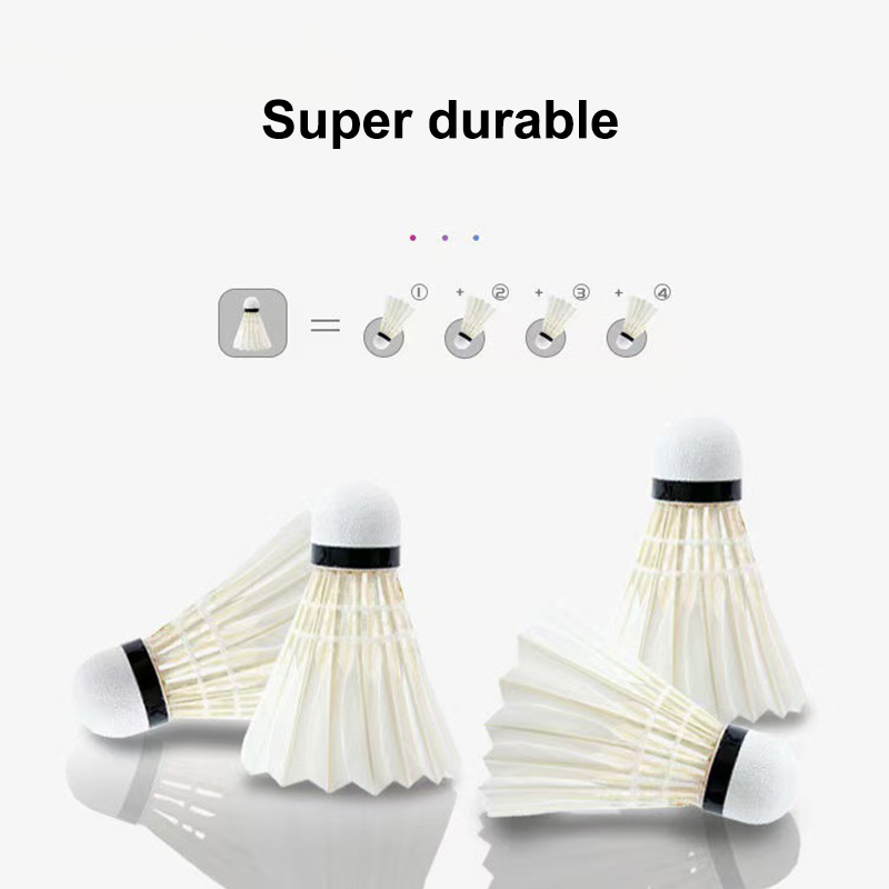 3/6Pcs Badminton Balls Shuttle - огляд і ціна Badminton Shuttlecock